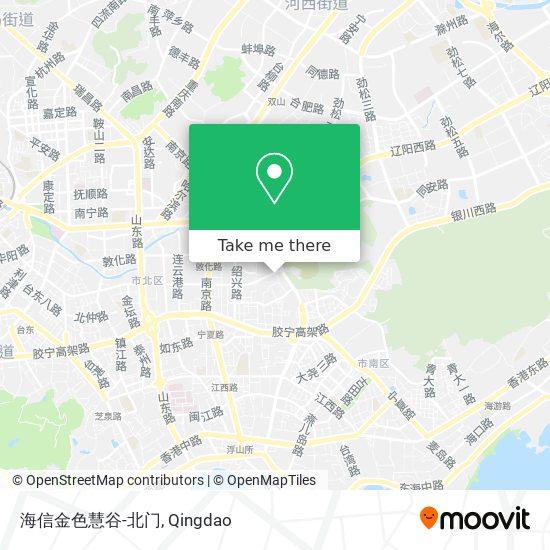 海信金色慧谷-北门 map