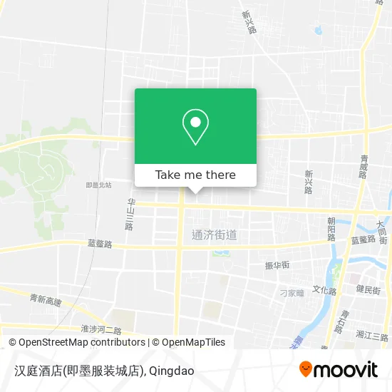 汉庭酒店(即墨服装城店) map