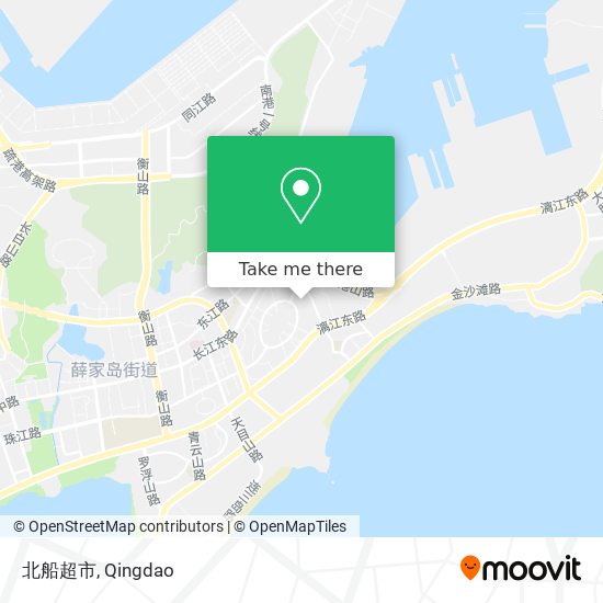 北船超市 map