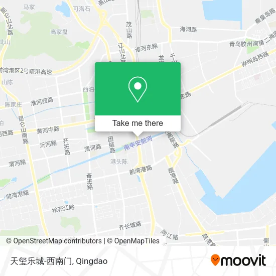天玺乐城-西南门 map