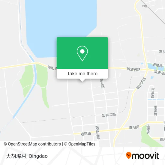 大胡埠村 map