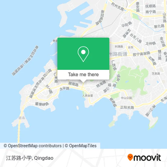 江苏路小学 map