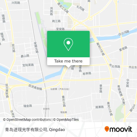 青岛进现光学有限公司 map