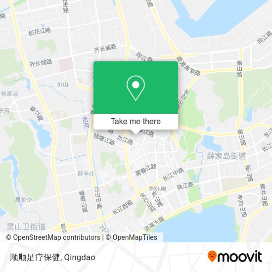 顺顺足疗保健 map