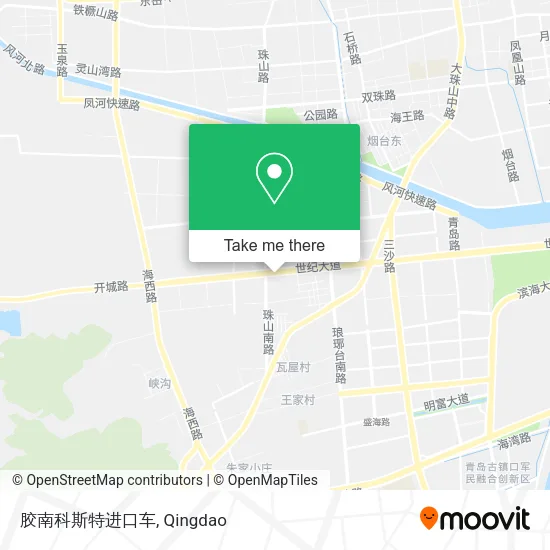 胶南科斯特进口车 map