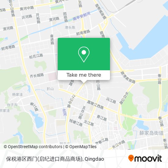保税港区西门(启纪进口商品商场) map