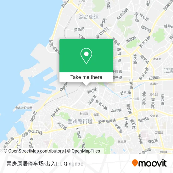 青房康居停车场-出入口 map