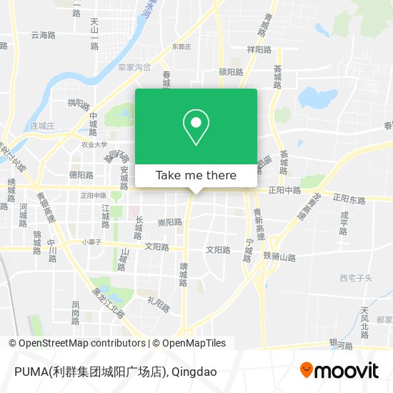 PUMA(利群集团城阳广场店) map