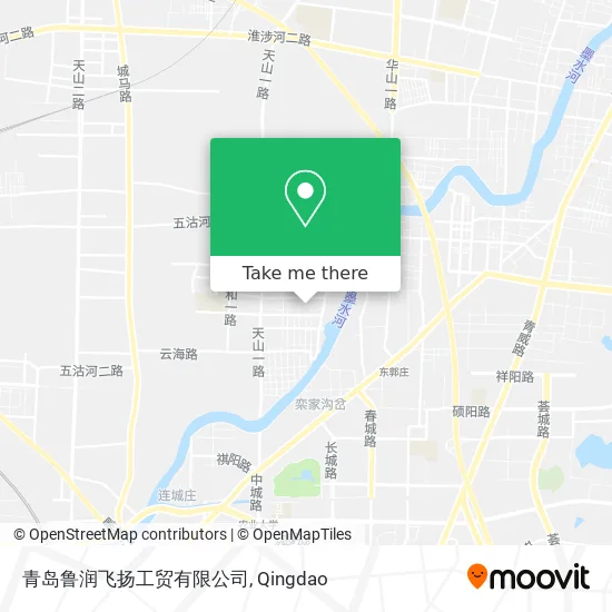青岛鲁润飞扬工贸有限公司 map
