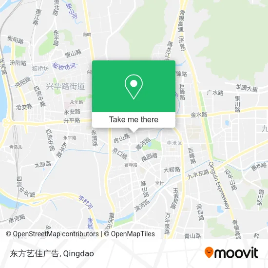 东方艺佳广告 map