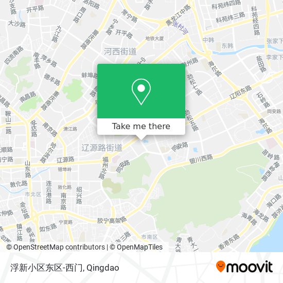 浮新小区东区-西门 map