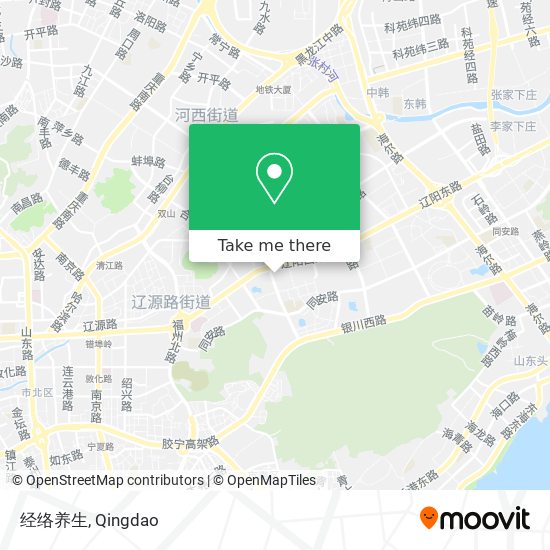 经络养生 map