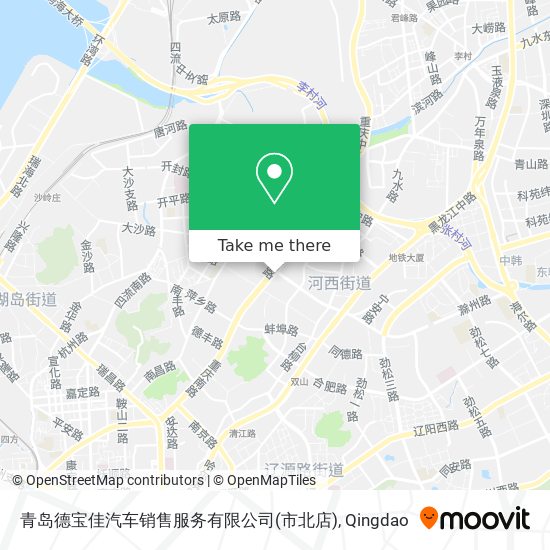 青岛德宝佳汽车销售服务有限公司(市北店) map