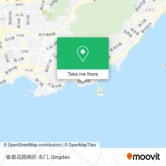 银都花园南区-东门 map