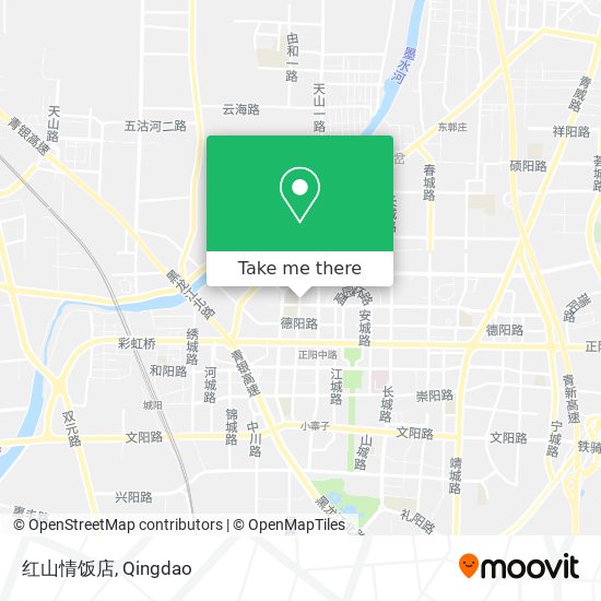 红山情饭店 map