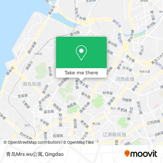 青岛Mrs.wu公寓 map