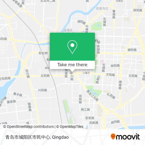 青岛市城阳区市民中心 map