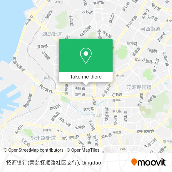 招商银行(青岛抚顺路社区支行) map