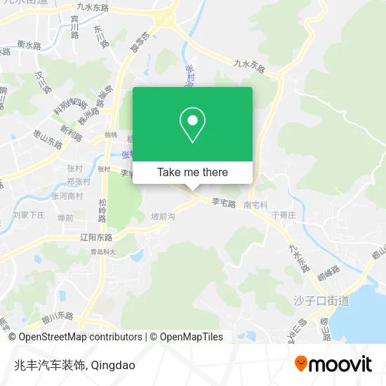 兆丰汽车装饰 map