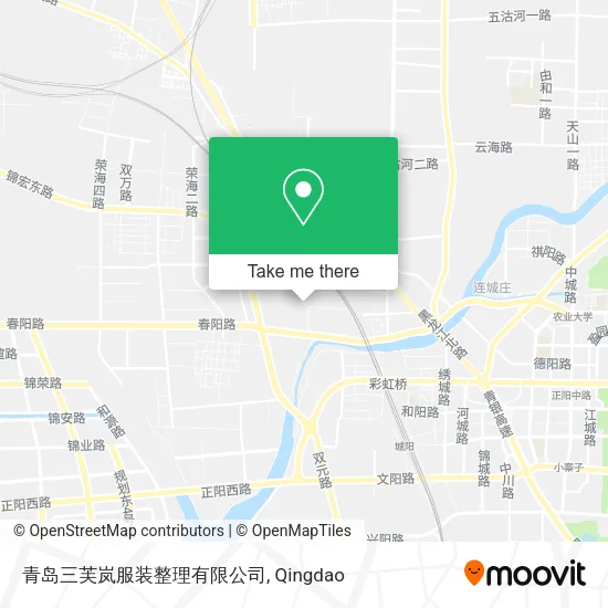 青岛三芙岚服装整理有限公司 map