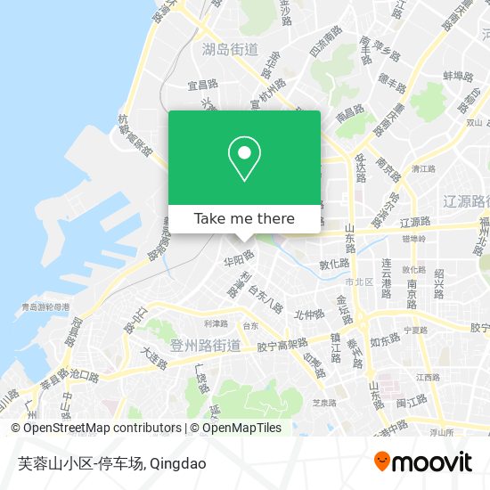 芙蓉山小区-停车场 map
