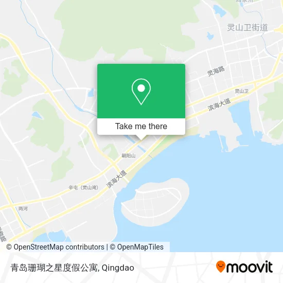 青岛珊瑚之星度假公寓 map
