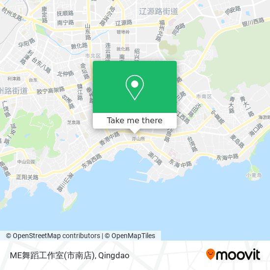 ME舞蹈工作室(市南店) map