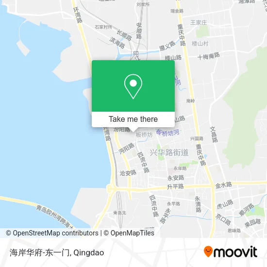 海岸华府-东一门 map
