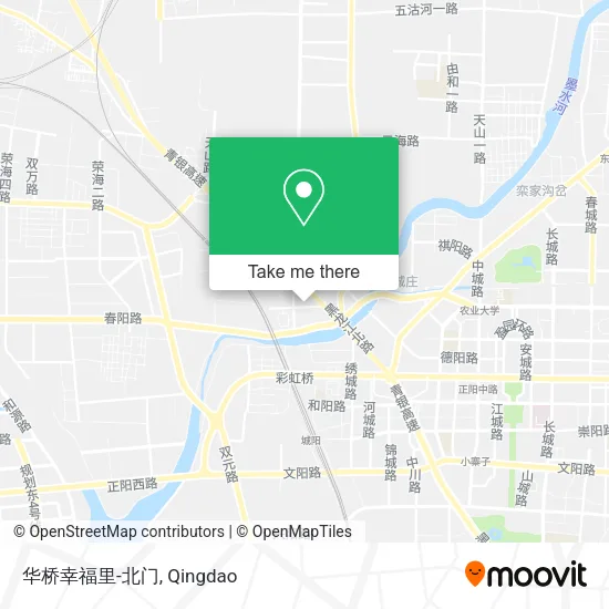 华桥幸福里-北门 map
