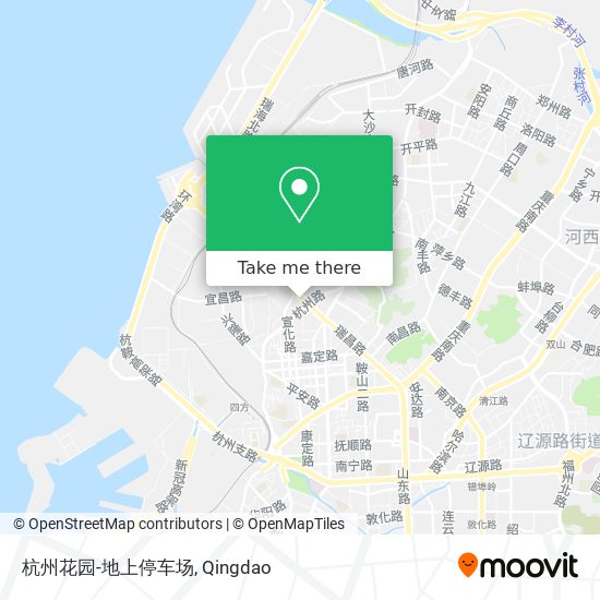 杭州花园-地上停车场 map