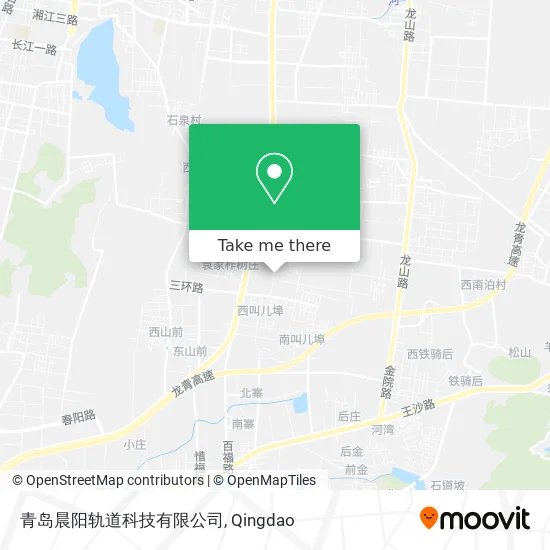 青岛晨阳轨道科技有限公司 map