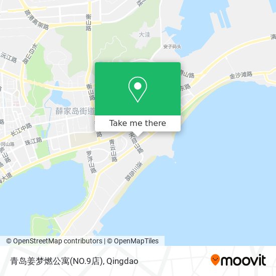 青岛姜梦燃公寓(NO.9店) map
