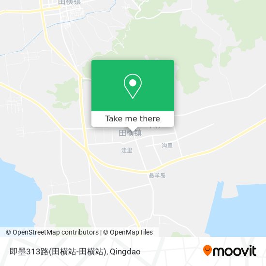 即墨313路(田横站-田横站) map