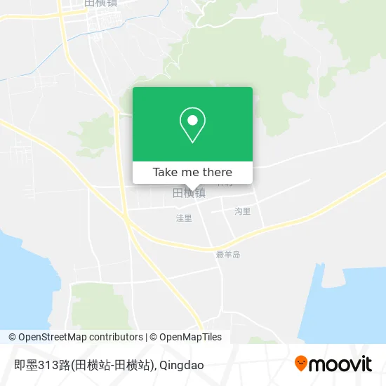 即墨313路(田横站-田横站) map