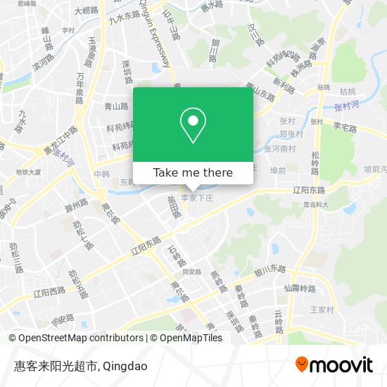 惠客来阳光超市 map