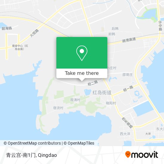 青云宫-南1门 map