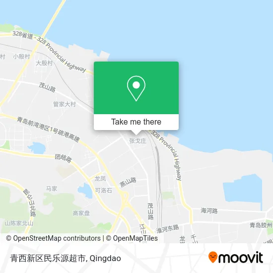 青西新区民乐源超市 map