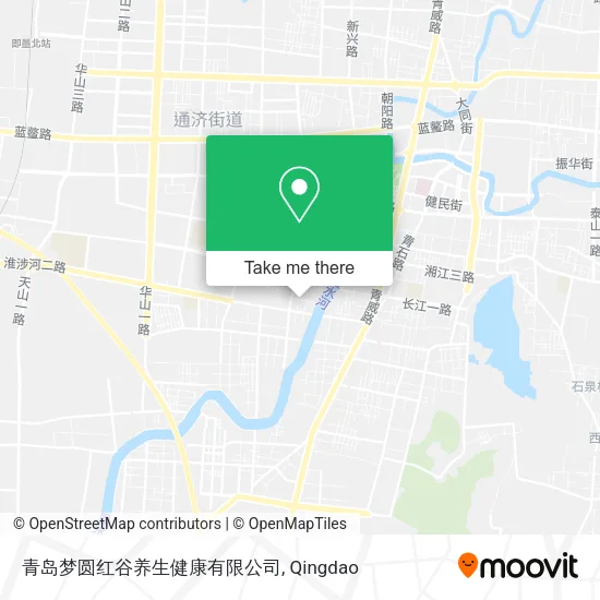 青岛梦圆红谷养生健康有限公司 map