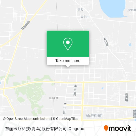 东丽医疗科技(青岛)股份有限公司 map
