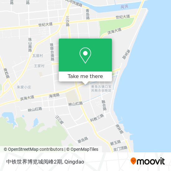 中铁世界博览城阅峰2期 map