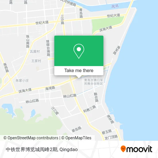 中铁世界博览城阅峰2期 map