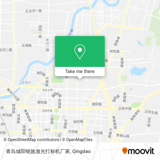 青岛城阳铭族激光打标机厂家 map