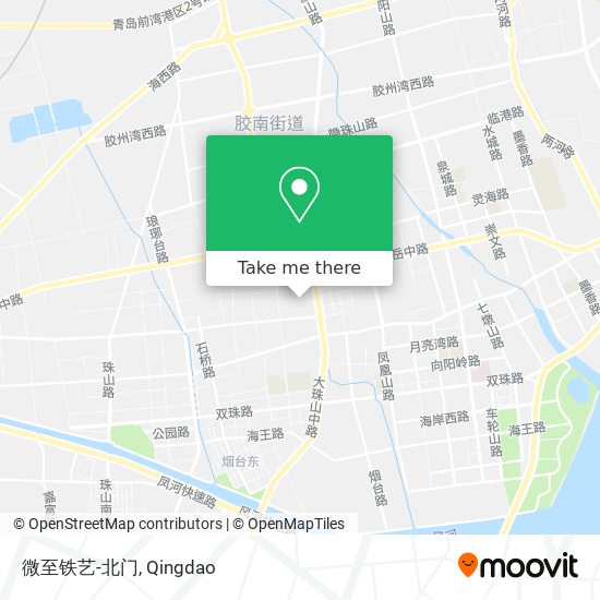 微至铁艺-北门 map