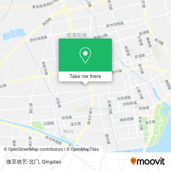 微至铁艺-北门 map