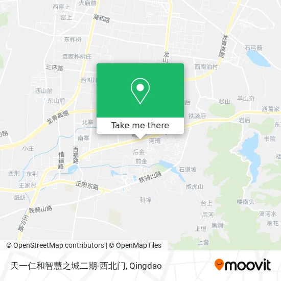 天一仁和智慧之城二期-西北门 map