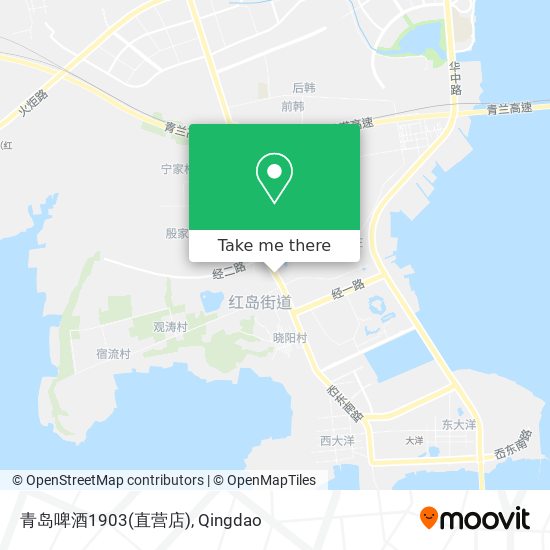 青岛啤酒1903(直营店) map