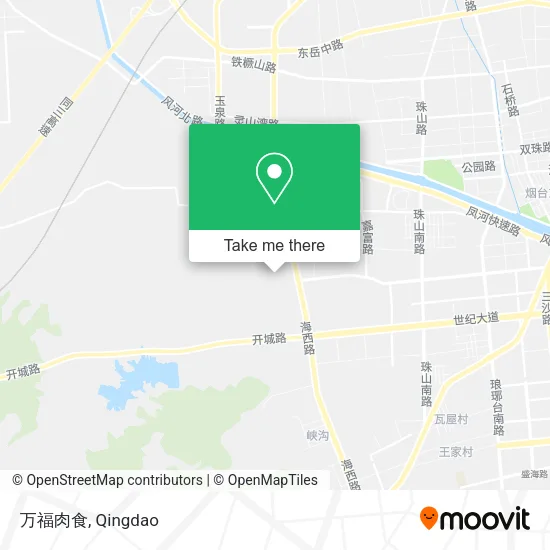 万福肉食 map