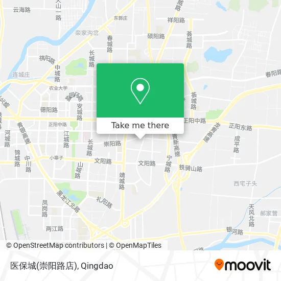 医保城(崇阳路店) map