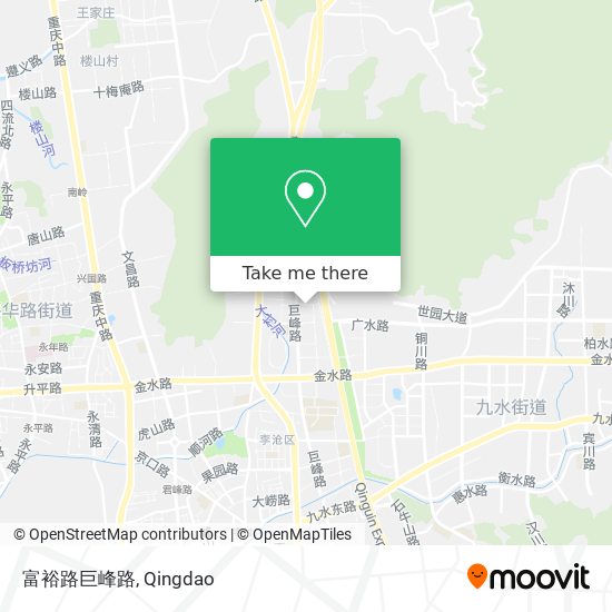 富裕路巨峰路 map