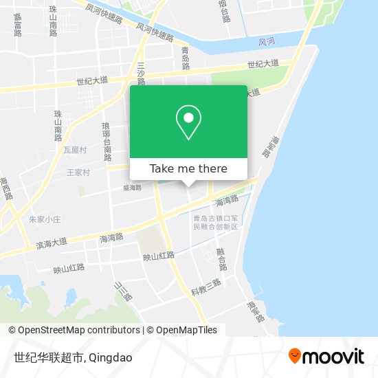 世纪华联超市 map